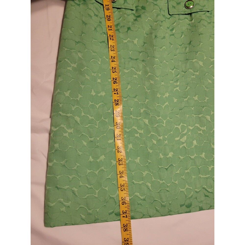Tahari Arthur S. Levine Women's Green Lime Sleveless Lined Dress Size 2 - Picture 14 of 14